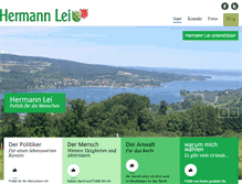 Tablet Screenshot of hermann-lei.ch